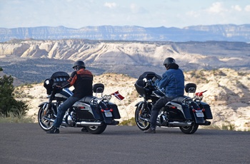 MC Route 66 og Arizona - motorcyklister nyder udsigten
