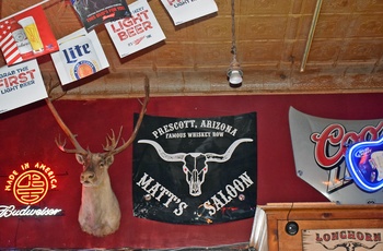 MC Route 66 og Arizona - Saloon i Prescott i Californien