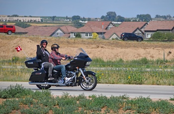 Dansk par på motorcykel gennem USA