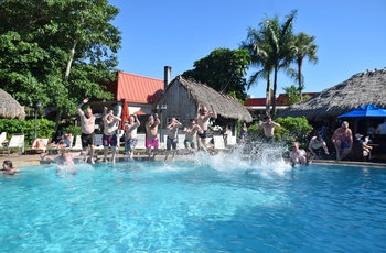 MC-tur Florida Rundt og Daytona - dag 10: Fælles dukkert i poolen på hotellet