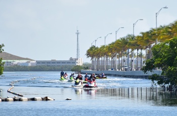 MC-tur Florida Rundt og Daytona - dag 8: På vandscooter-safari nær Key West