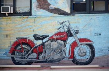 MC-tur Kyst til kyst - dag 2: Vægmaleri i Daytona der emmer af nostalgi